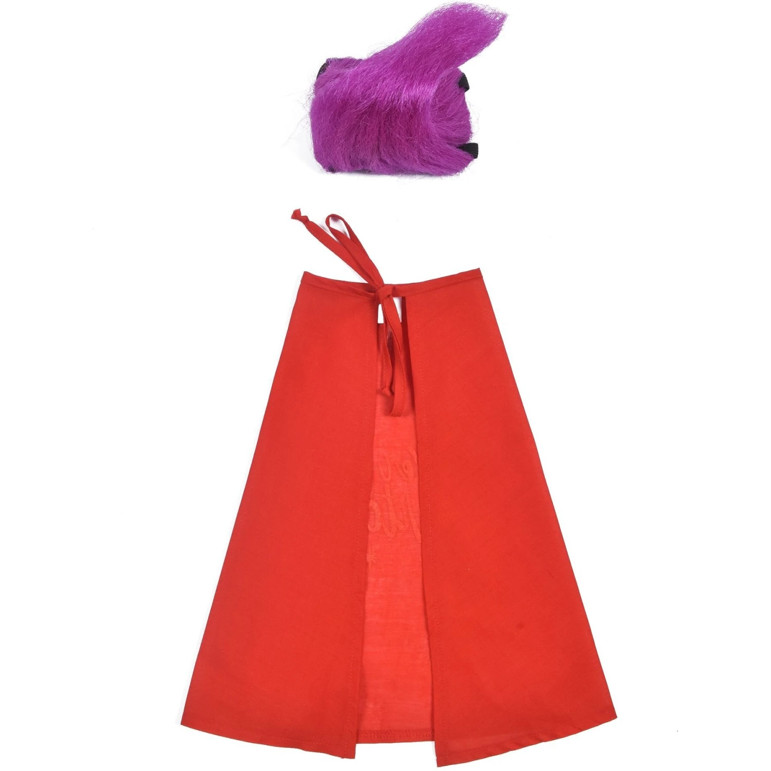 Disney Hocus Pocus Halloween Mary Sanderson Cape & Pet Wig Dog Costume With PVC Bag & Insert Card - Image 2