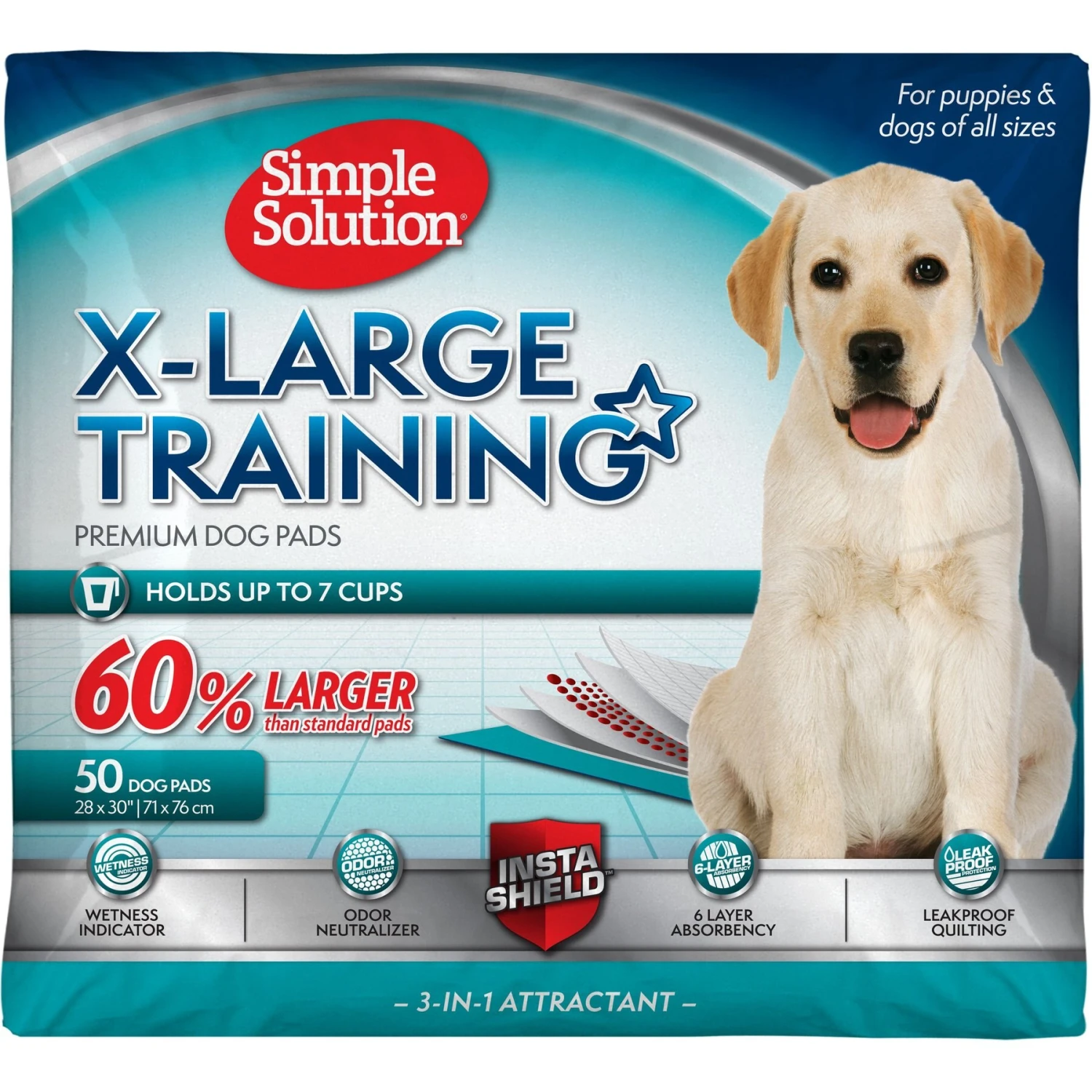 Simple Solution Extra Large Training Pads, 28" X 30" & Fruitables Skinny Minis Pumpkin & Berry Flavor Dog Treats - Image 2