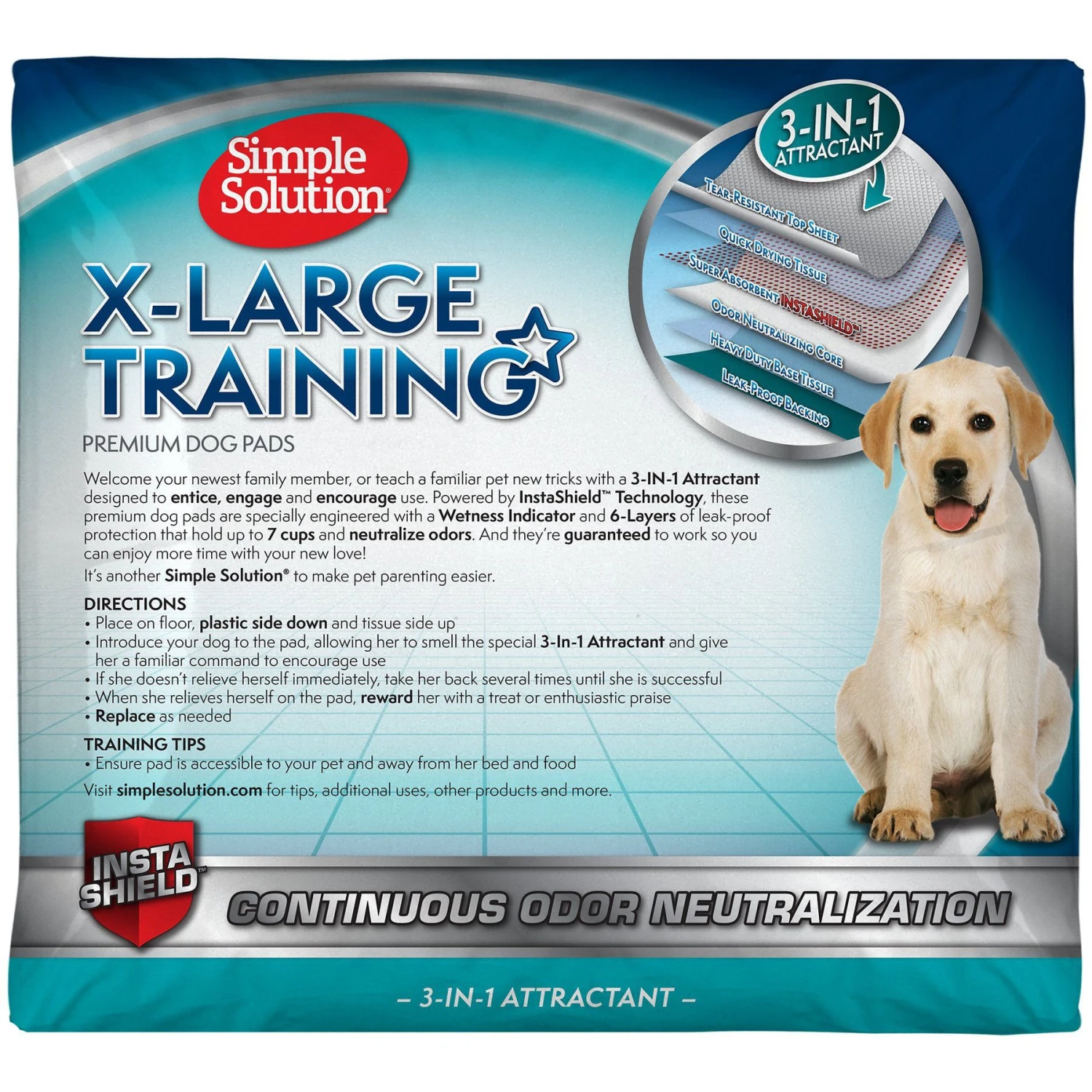 Simple Solution Extra Large Training Pads, 28" X 30" & Fruitables Skinny Minis Pumpkin & Berry Flavor Dog Treats - Image 3