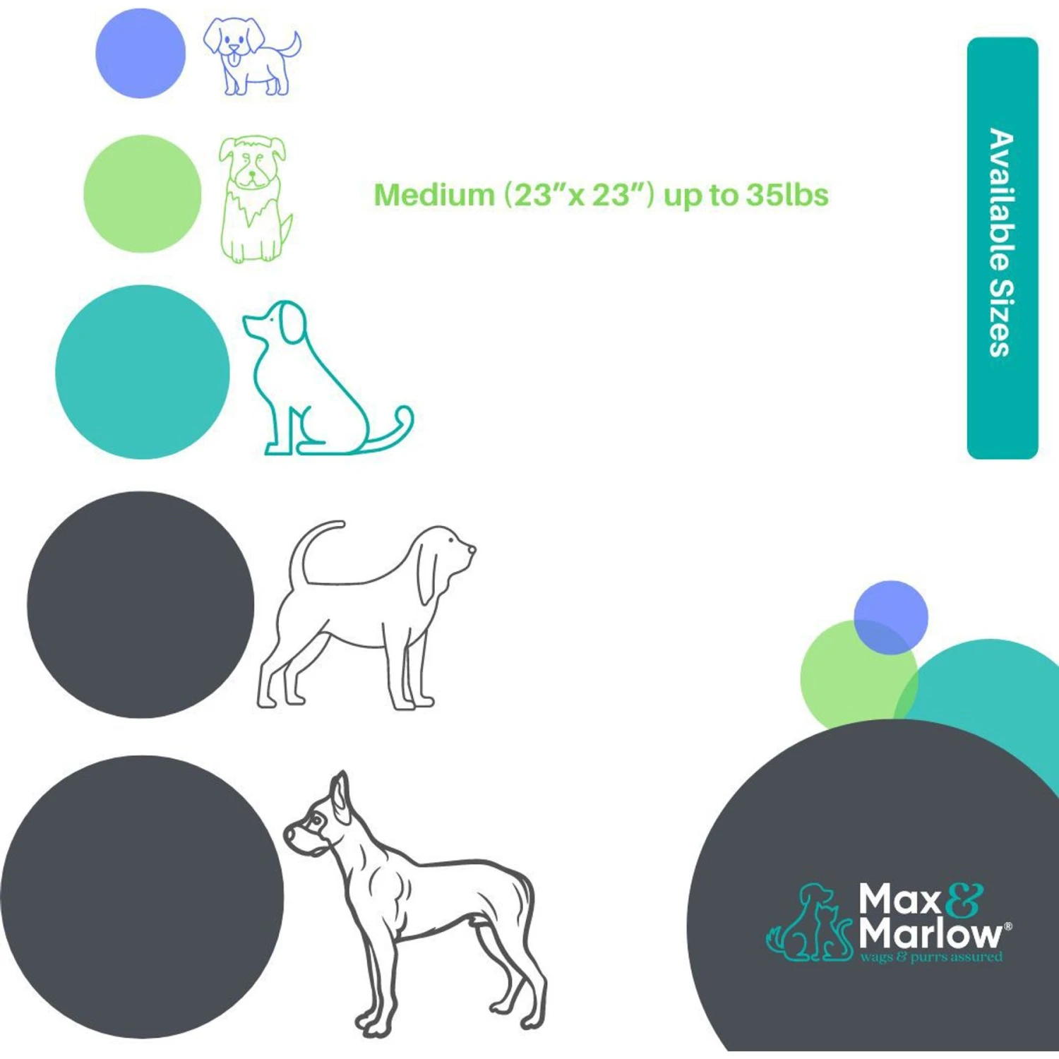 Max & Marlow Plush Pillow Cat & Dog Bed, Large - Image 3