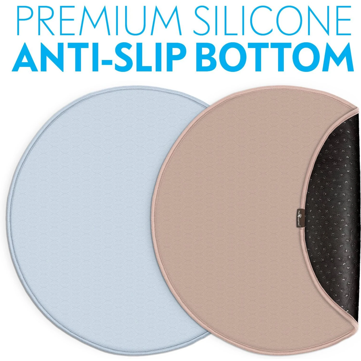 Paw Inspired Round Washable Dog Pee Pads, 2 Count - Image 3