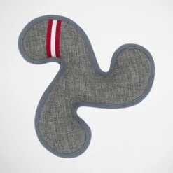 Louie Living Urban Toy Frisbee Squeaky Plush Dog Toy