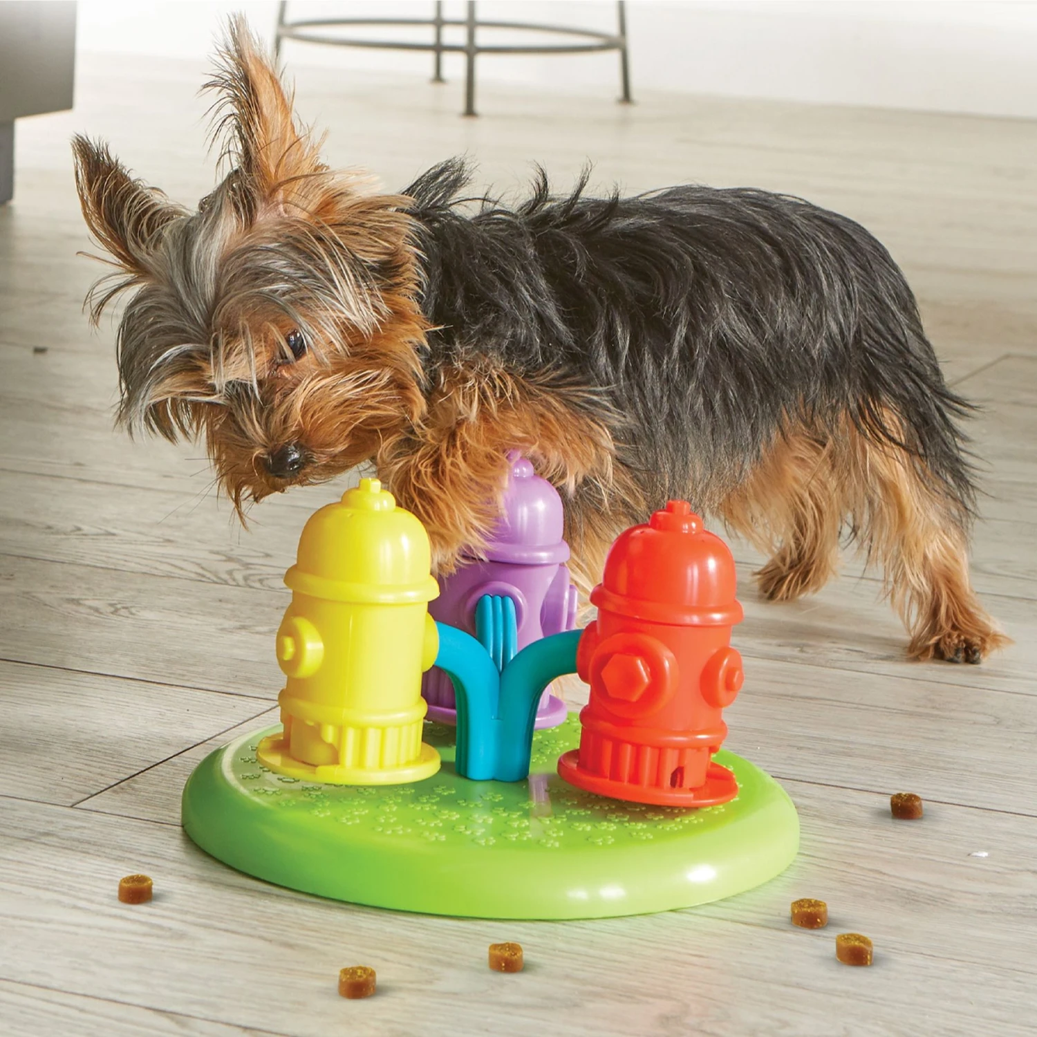 Brightkins Spinning Hydrants Treat Puzzle Dog Toy - Image 4