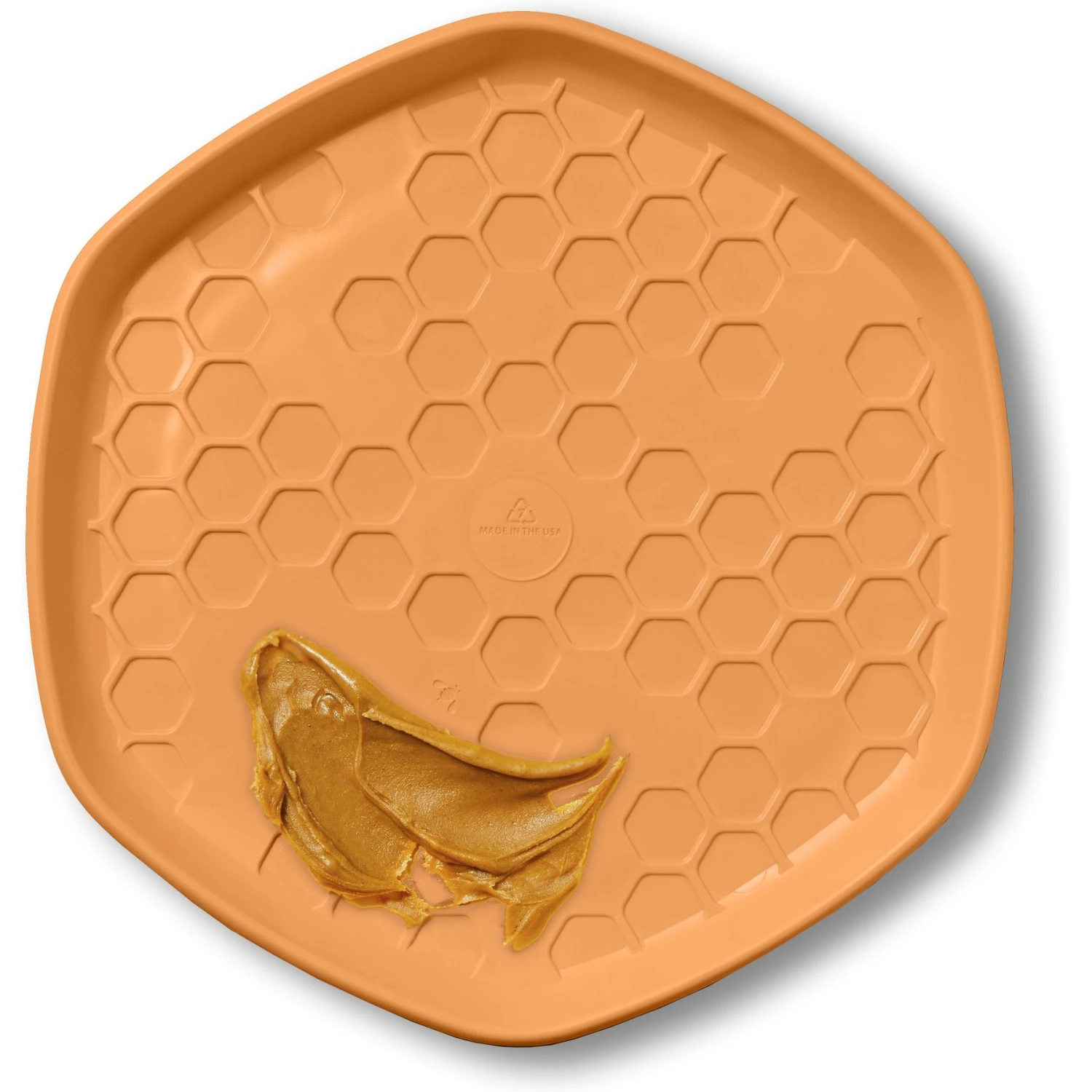 Project Hive Pet Company Hive Sweet Mango Scented Disc & Lick Mat Dog Toy, Orange - Image 2