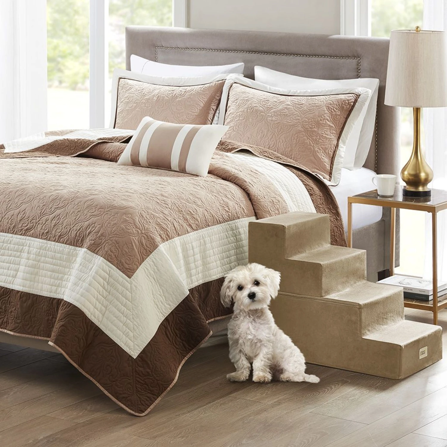 Friends Forever Milo 4-Step Non-Slip Small Dog & Cat Stairs - Image 6