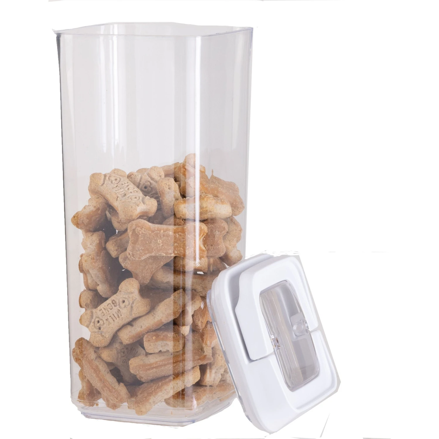 Pounce + Fetch 1.70-L Square Dog & Cat Food Storage Container - Image 5