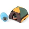 P.L.A.Y. Pet Lifestyle And You Camp Corbin Collection Trailblazing Tent Plush Squeaky Dog Toy