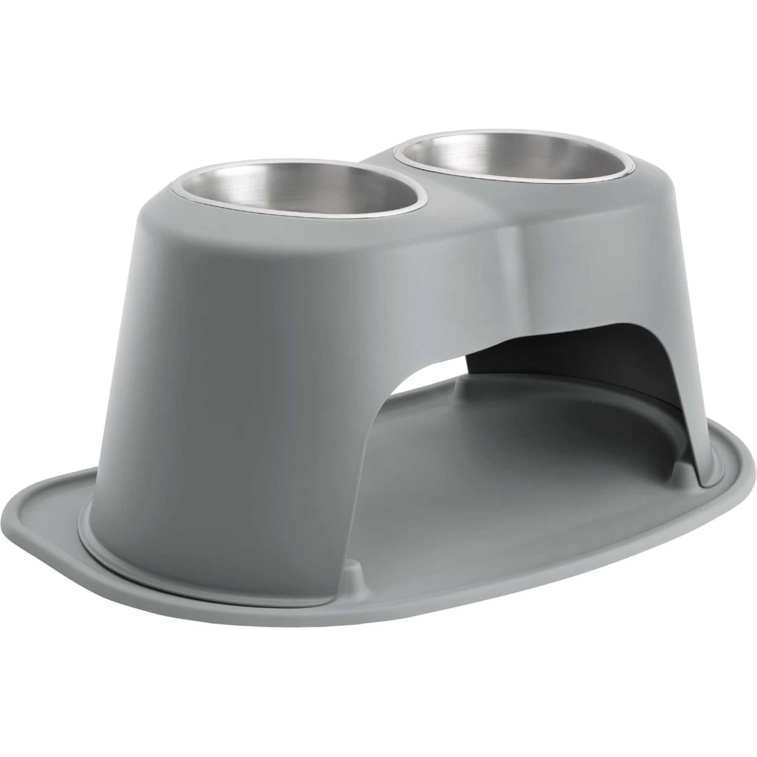 WeatherTech Double High Stainless Steel Cat & Dog Pet Feeding System
