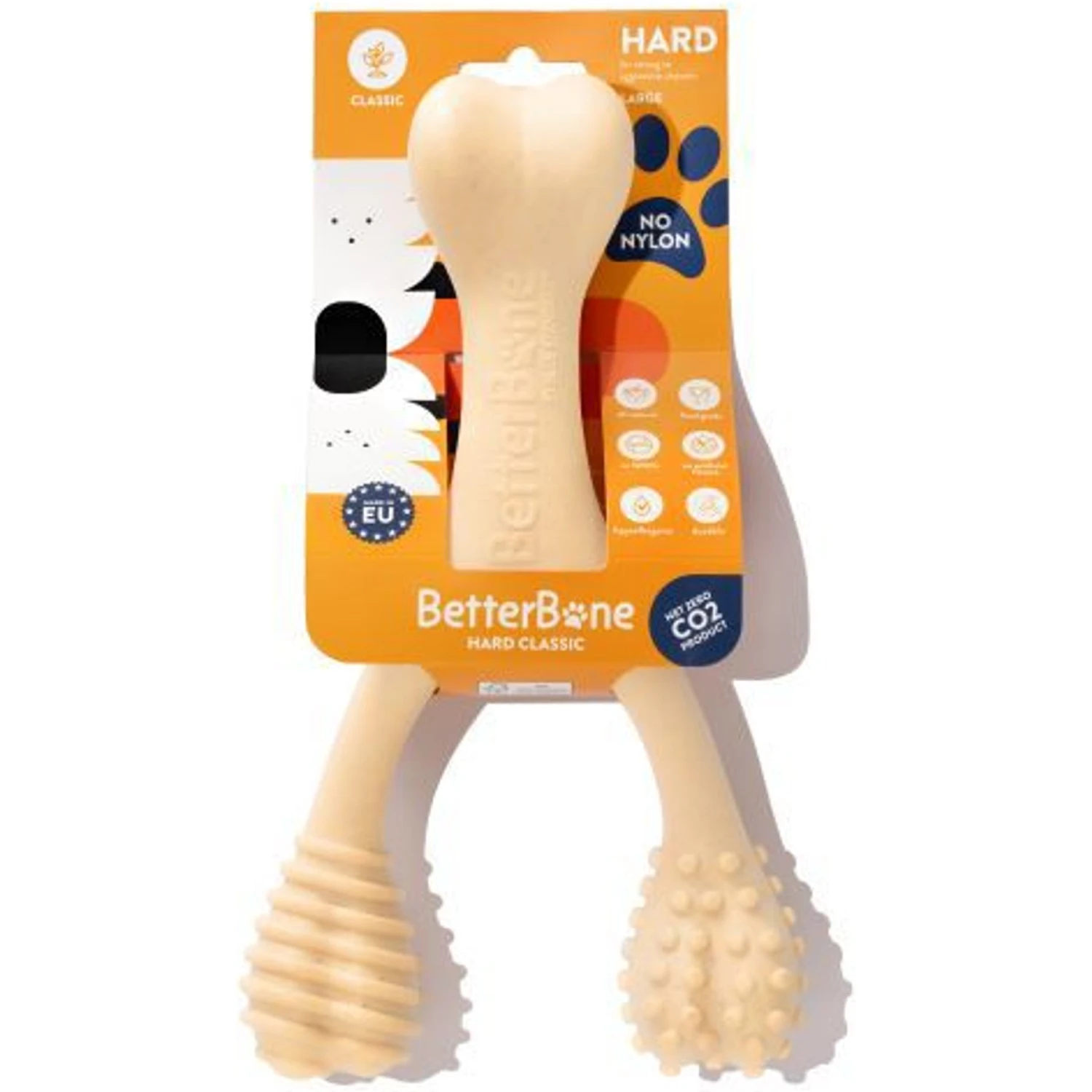 BetterBone Tough Dog Toy, Natural