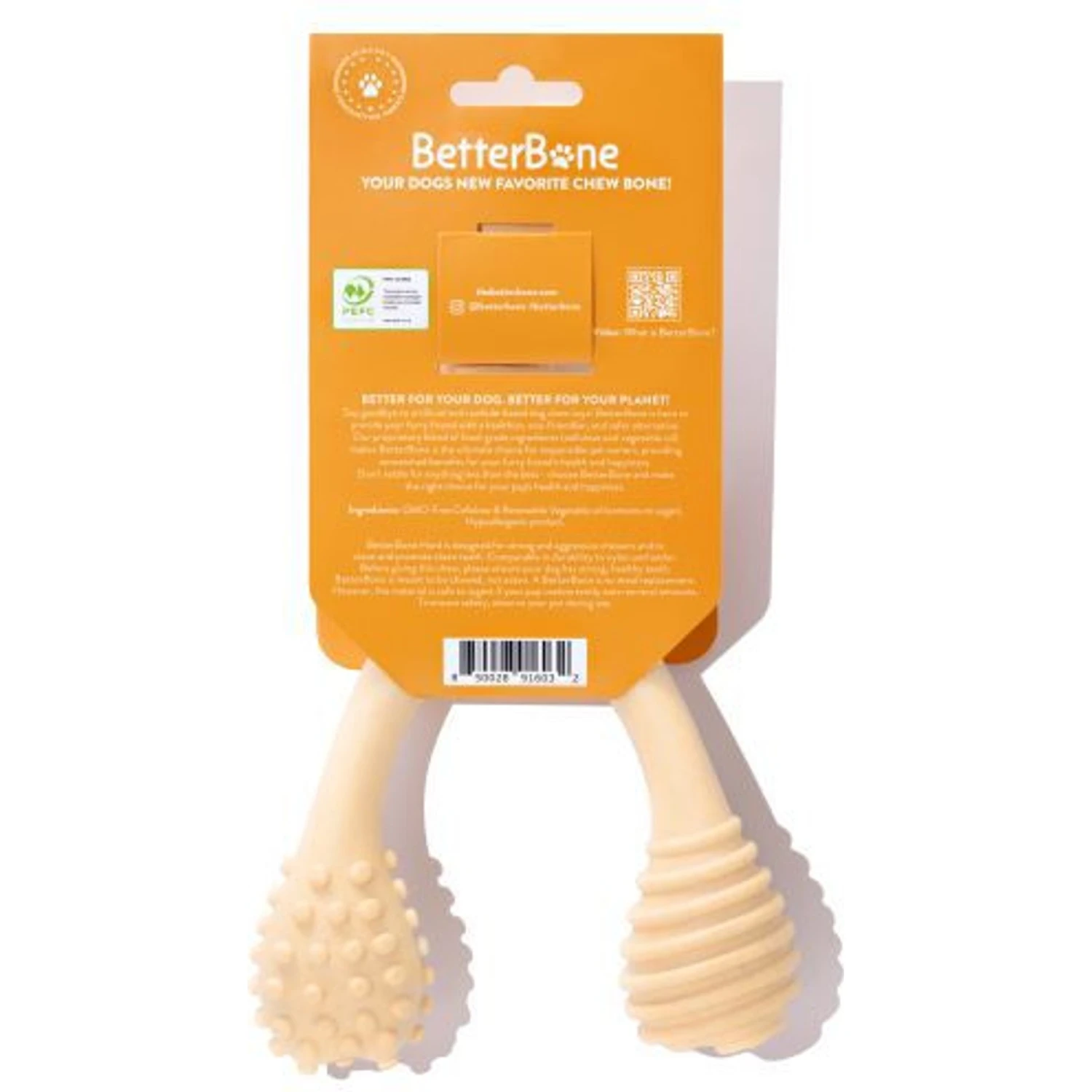 BetterBone Tough Dog Toy, Natural - Image 2