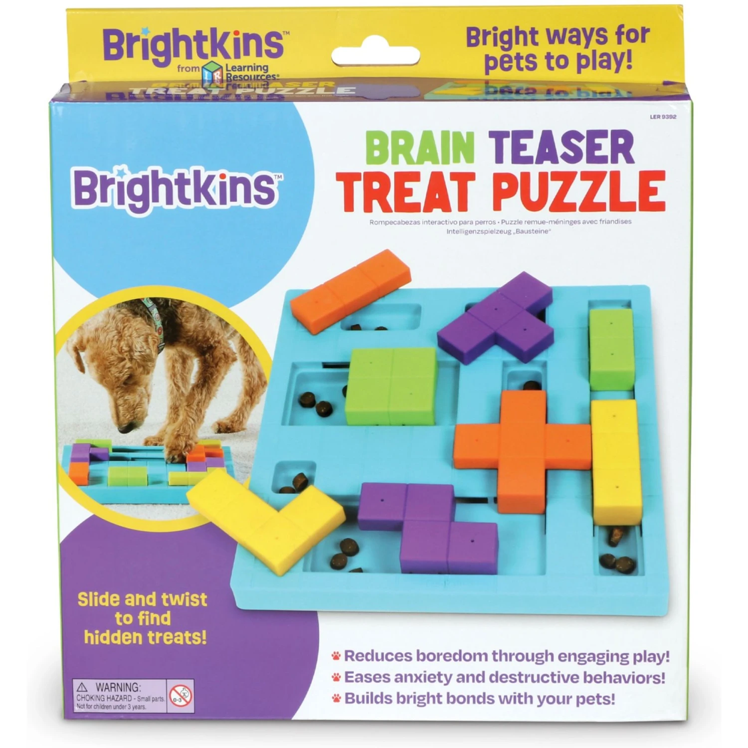 Brightkins Brain Teaser Treat Puzzle Dog Toy - Image 6