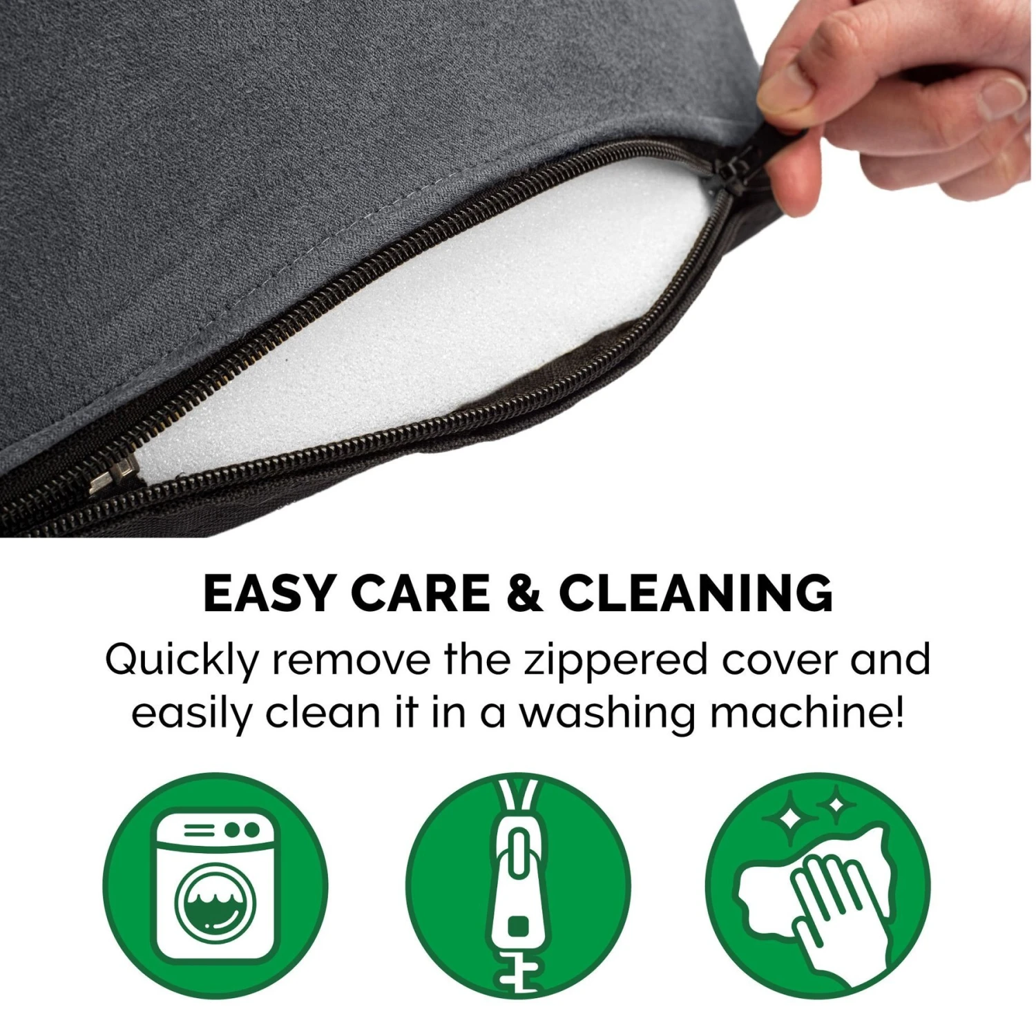 FurHaven Pet Products Two-Tone Faux Fur & Suede Oval Dog & Cat Bed - Image 8